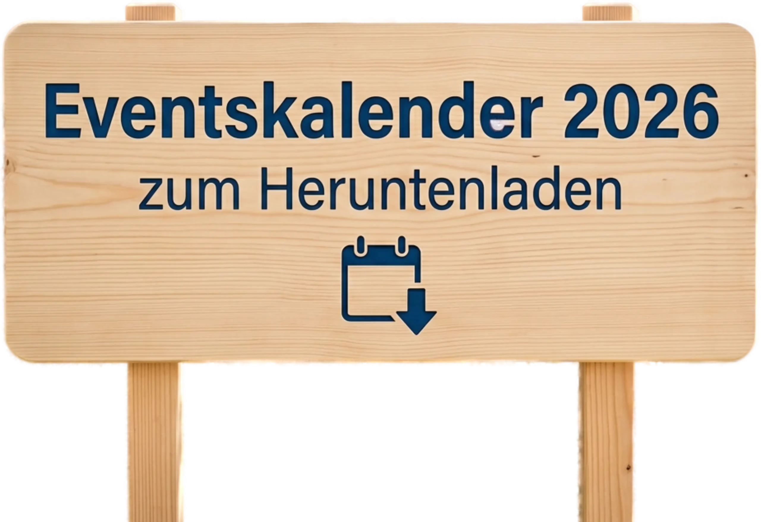 Events Schild